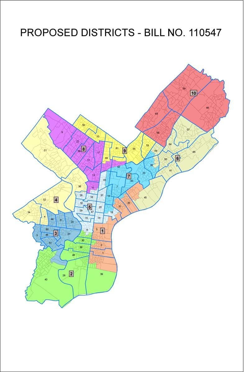 નકશો ફિલી વિસ્તાર